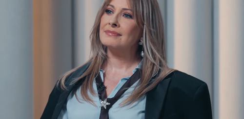 Олена Кравець, кадр з інтерв'ю