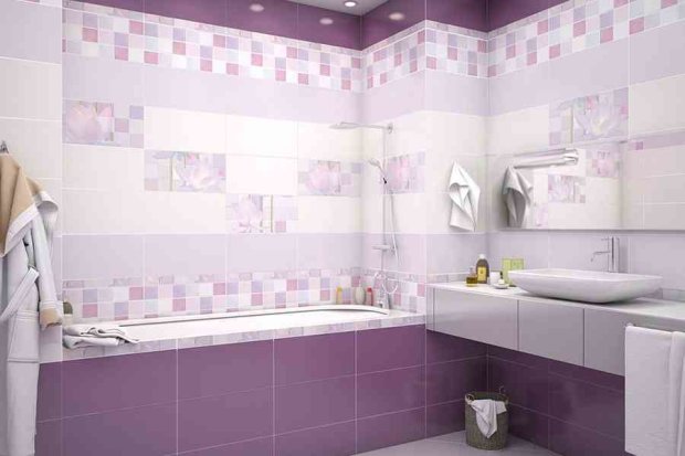 яскрава ванна кімната, варіанти яскравою ванни