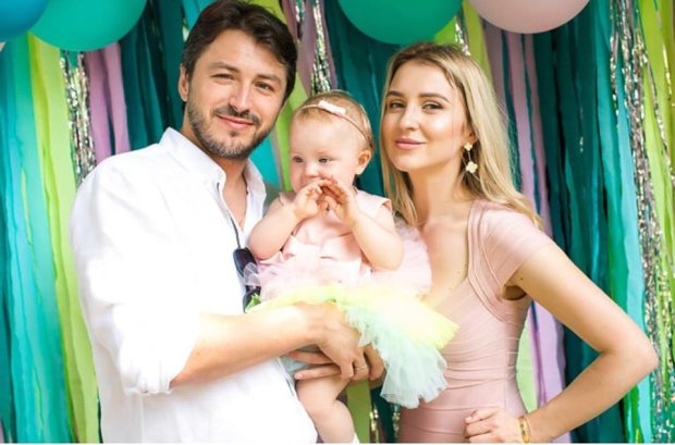 Сергій Притула з дружиною Катериною і дочкою Соломією