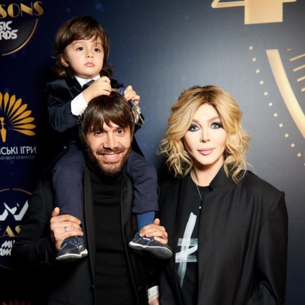 Ирина Билык с мужем и младшим сыном