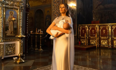 Леся Нікітюк з сином Оскаром, фото з соцмереж