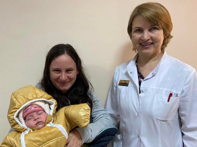 Наталья после операции впервые увидела детей