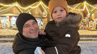 Віктор Павлік з сином, фото з соцмереж