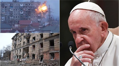 Папа Римський жорстко засудив дії російських окупантів і назвав Маріуполь " містом-мучеником»