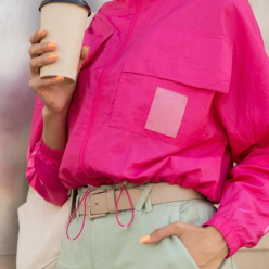 Женщина, мода, одежда, куртка