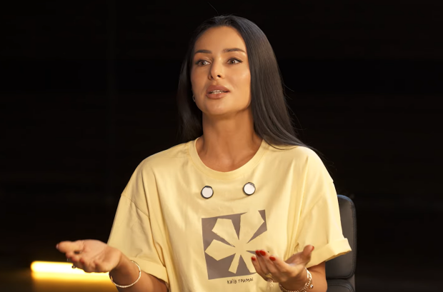 Злата Огнєвіч, кадр з інтерв'ю