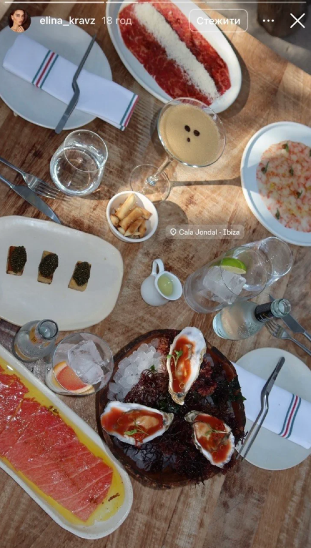 Скрін публікації Еліни Руденко