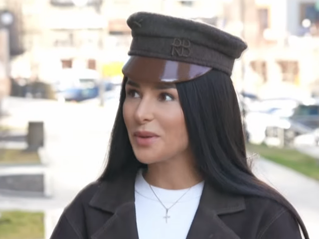 Злата Огнєвіч, кадр з інтерв'ю