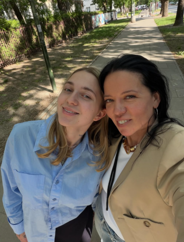 Ірина Горова з дочкою