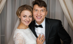 Оля Мартиновська з першим чоловіком