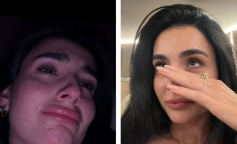 Анна Трінчер у сльозах