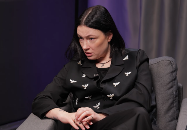 Анастасія Приходько, кадр з інтерв'ю