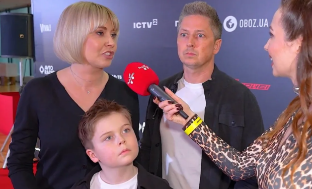 Олександр Педан з родиною, кадр з відео