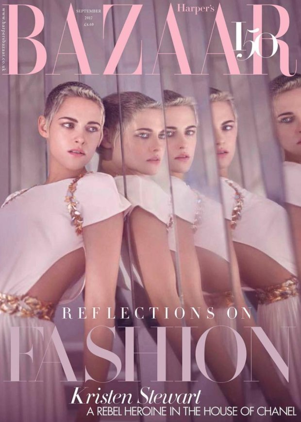 Кристен Стюарт на обложке Harper’s Bazaar