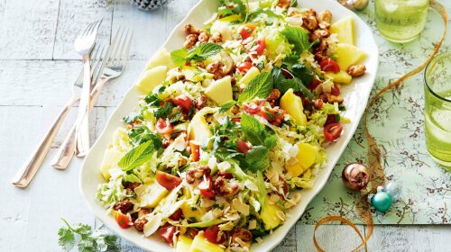 salad with chicken and pineapple