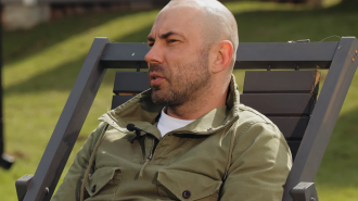 Андрій Бєдняков, кадр з інтерв'ю