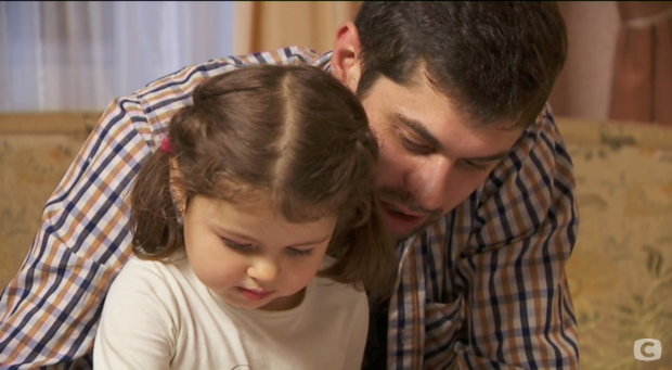 «Наречена для тата»: Антон Бауман с дочерью