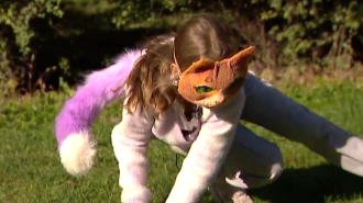 Квадробер, діти