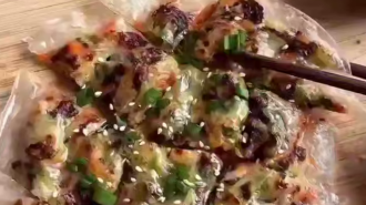 Малокалорійні японські млинці, кадр з відео