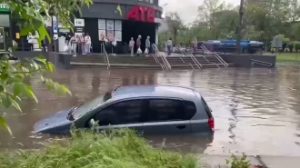 Злива, погода, кадр з відео