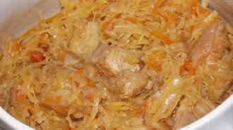 Вкуснейшее блюдо из капусты и мяса "Бигос по-польски"