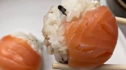 Ленивые суши, кадр из видео