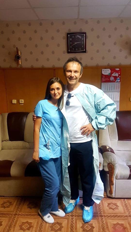 Вакарчук посетил детскую больницу в Одессе