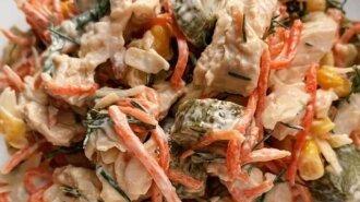 Ситний салат «Обжорка": виходить нереально смачним-з'їв трохи і наївся