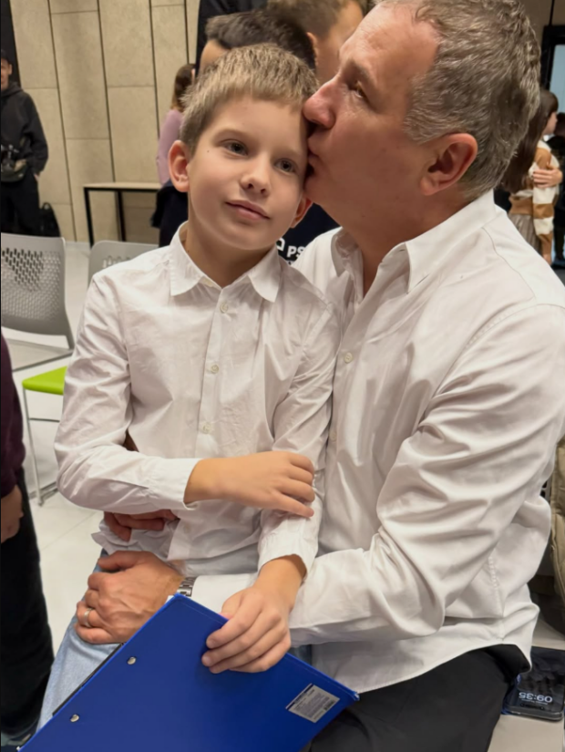 Юрій Горбунов із сином