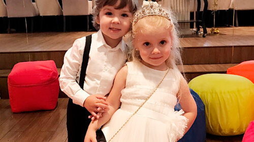 Галкиным - 6 лет: двойняшки Гарри и Лиза празднуют день рождения