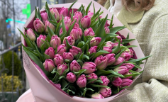 Букет квітів, тюльпани, фото із соцмереж