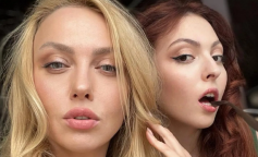 Оля Полякова та її дочка Маша