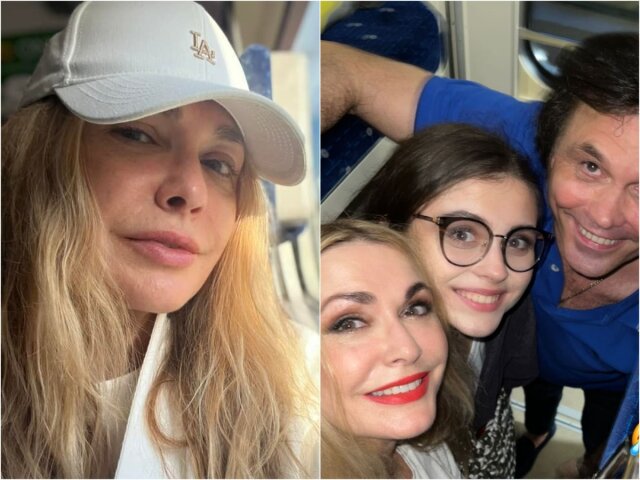 Ольга Сумская умилила фото с дочерью и мужем из купе поезда