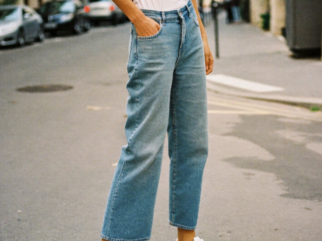 Трендові джинси-бочка, фото із соцмереж