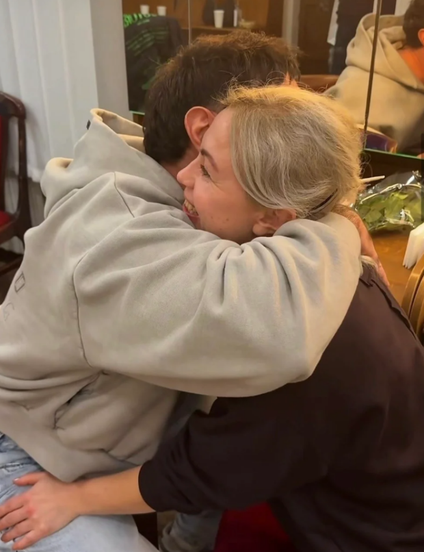 Віталій Козловський із сестрою