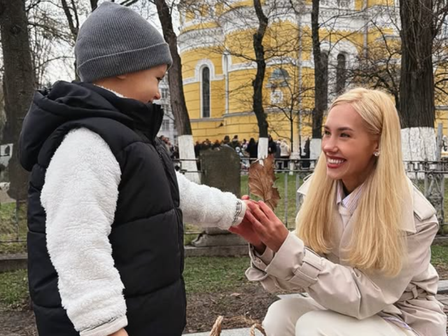 Даша Квиткова с сыном Львом, фото из соцсетей
