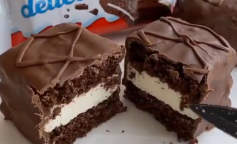 Десерт Kinder Delice, кадр з відео