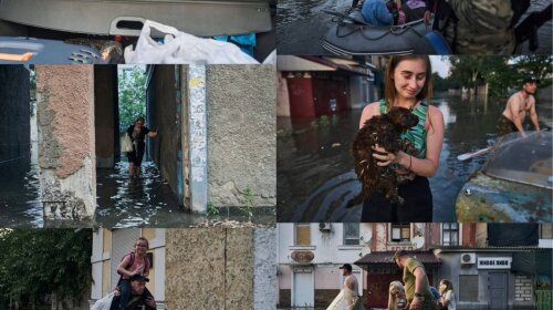 Це наче апокаліпсис: українські фотографи показали кадри із затонувшого Херсону