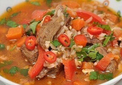 Как приготовить идеальный обед: классический суп харчо - насыщенный и невероятно вкусный