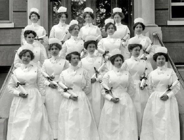 Медсестры-выпускницы, США, 1914 год