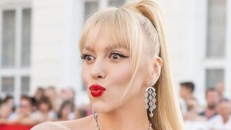 Жорсткий графік роботи позначився на фігурі Олі Полякової: стала ще тоншою