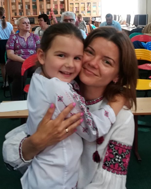 Маричка Падалко с дочерью