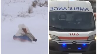 Врачи прогнозов не дают: в Харькове женщина получила жуткие травмы во время спуска на тюбинге