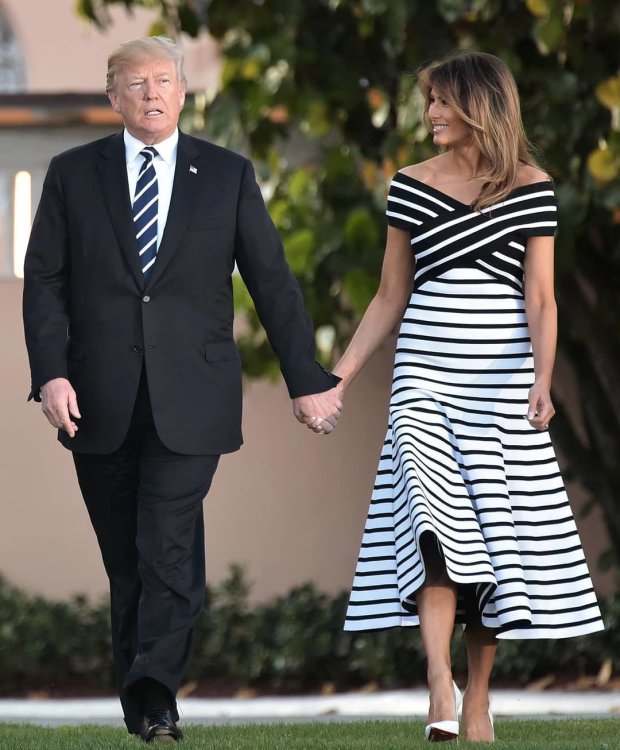 Дональ Трамп и его супруга Мелания