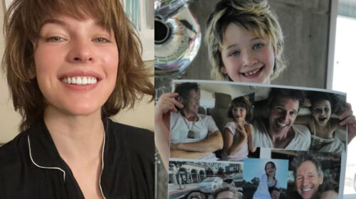 47-річна Мілла Йовович поділилася фото з дня народження доньки: величезний торт та купа надувних кульок