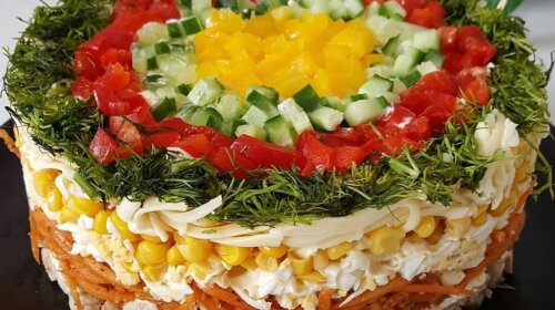 Новорічний салат "Царська закуска": красиве блюдо, яке стане прикрасою святкової вечері