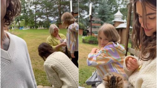 Дантес проводит время вместе с маой, Дашей Кацуриной и ее детьми