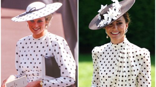 Майбутня королева: Кейт Міддлтон знову повторила образ принцеси Діани — навіть сережки її одягла (фото)