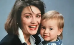 Наталя Сумська з сином В’ячеславом Хостікоєвим