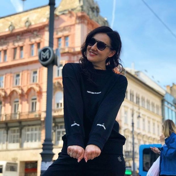 Соломия Витвицкая на отдыхе в Будапеште